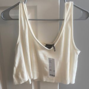 Urban outfitters flowy crop tank top